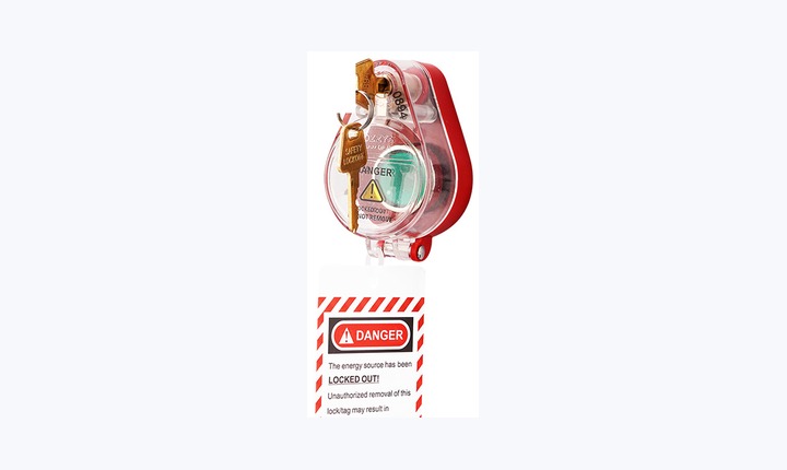 Self-locking fixed switch lockout