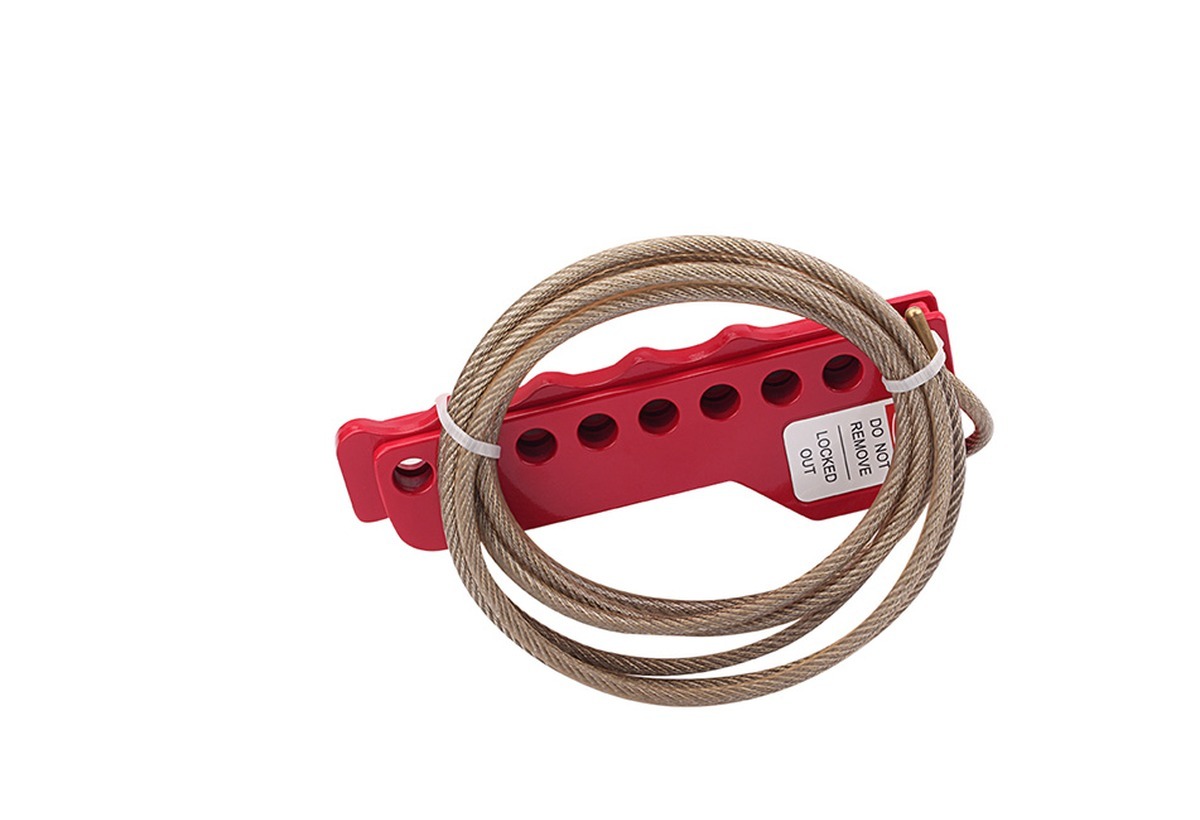Multipurpose scissor cable lockout