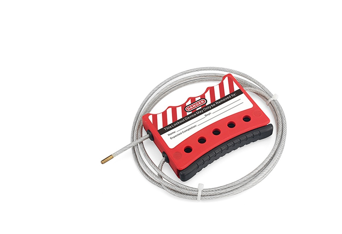 Adjustable cable lockout