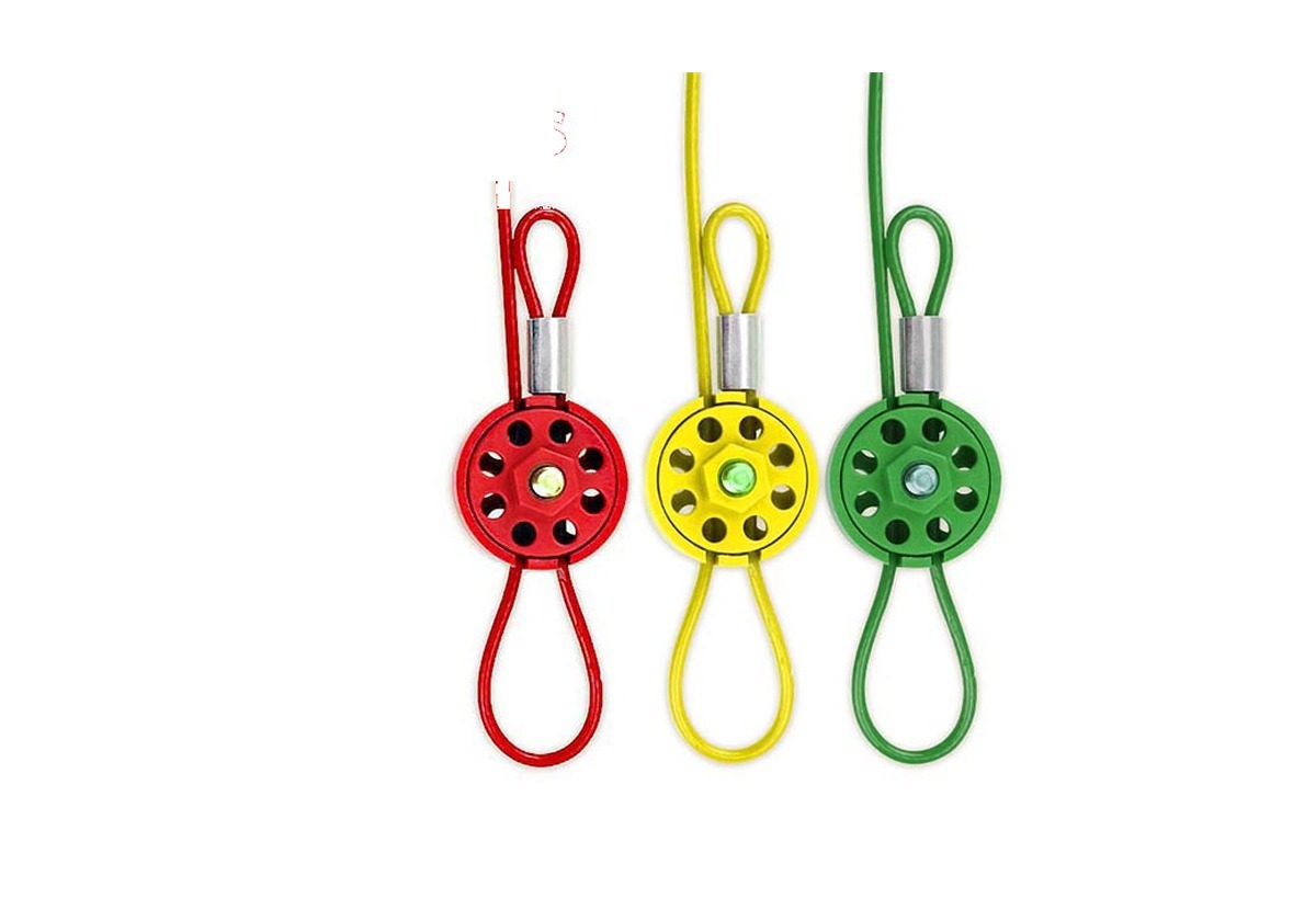 Round multipurpose cable lockout