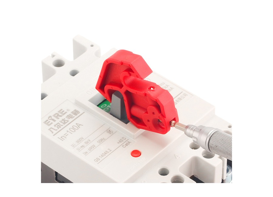 Miniature circuit breaker lockout