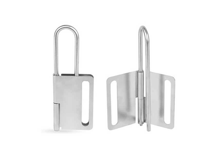 Heavy duty steel lockout hasp