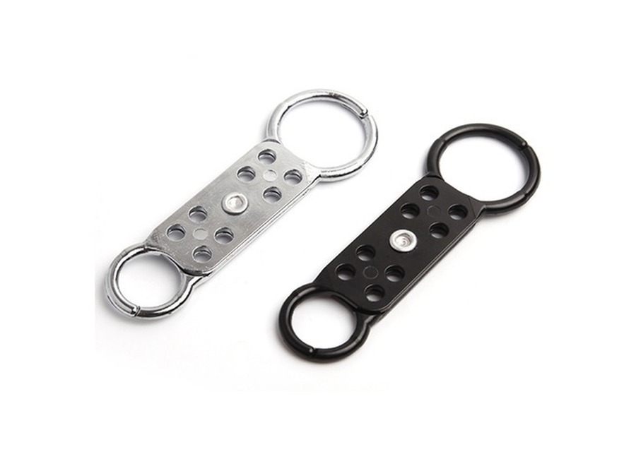Dual jaw aluminum lockout hasp