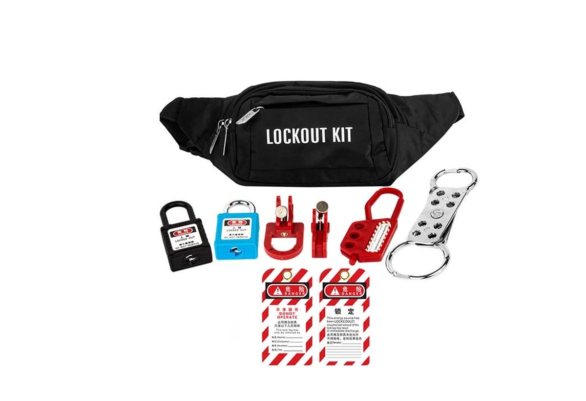 Safety lockout combination bag kit