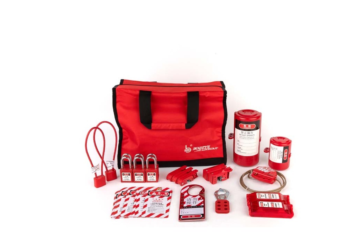 Large safety lockout combination bag