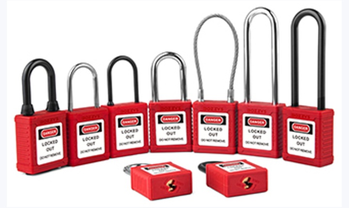 Safety padlock product range