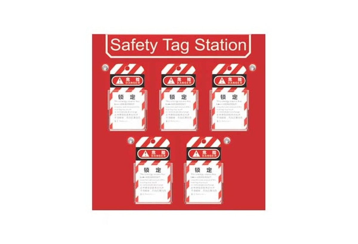 Safety tag station