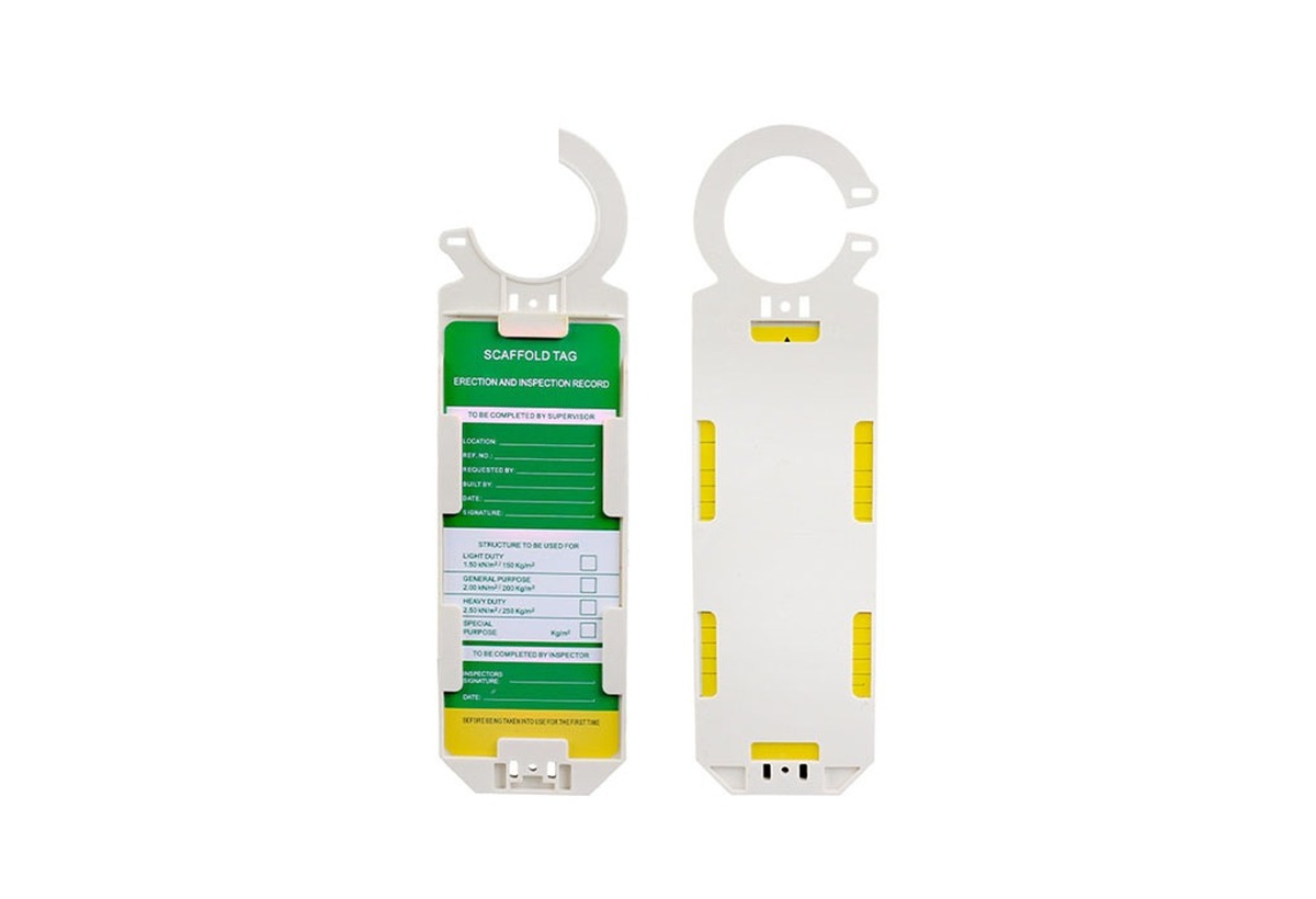 Hook type scaffolding tag