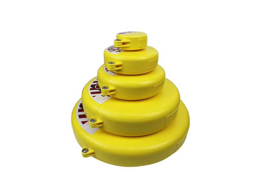 Yellow gate valve lockout kit