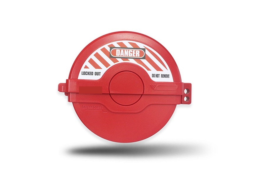 Large gate valve lockout cover